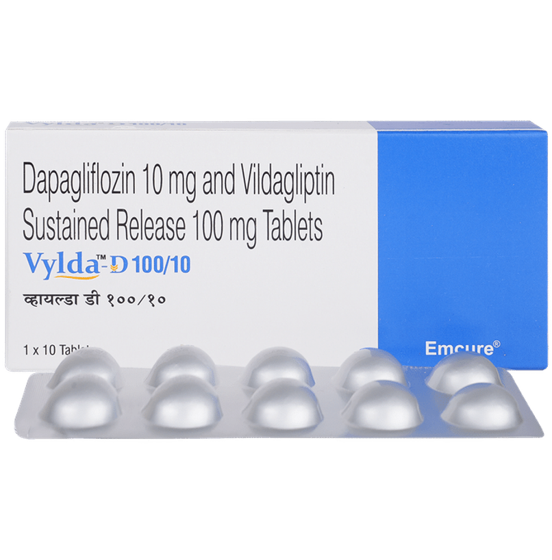 Vylda-D 100/10 Tablet SR Vylda-D 100/10 Tablet SR