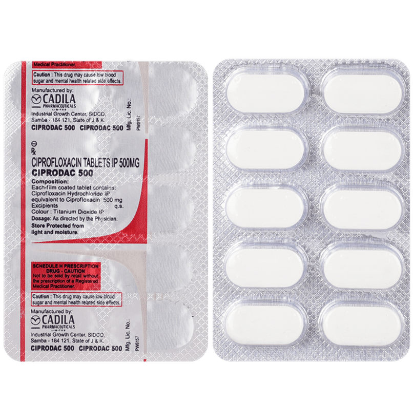 Ciprodac 500 Tablet Ciprodac 500 Tablet