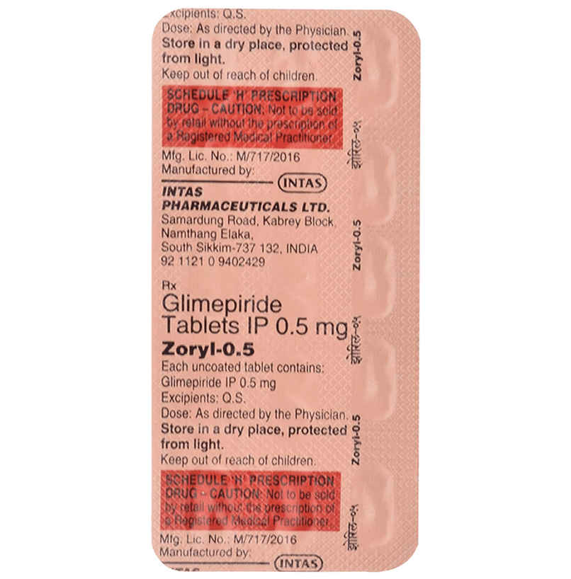 Zoryl-0.5 Tablet