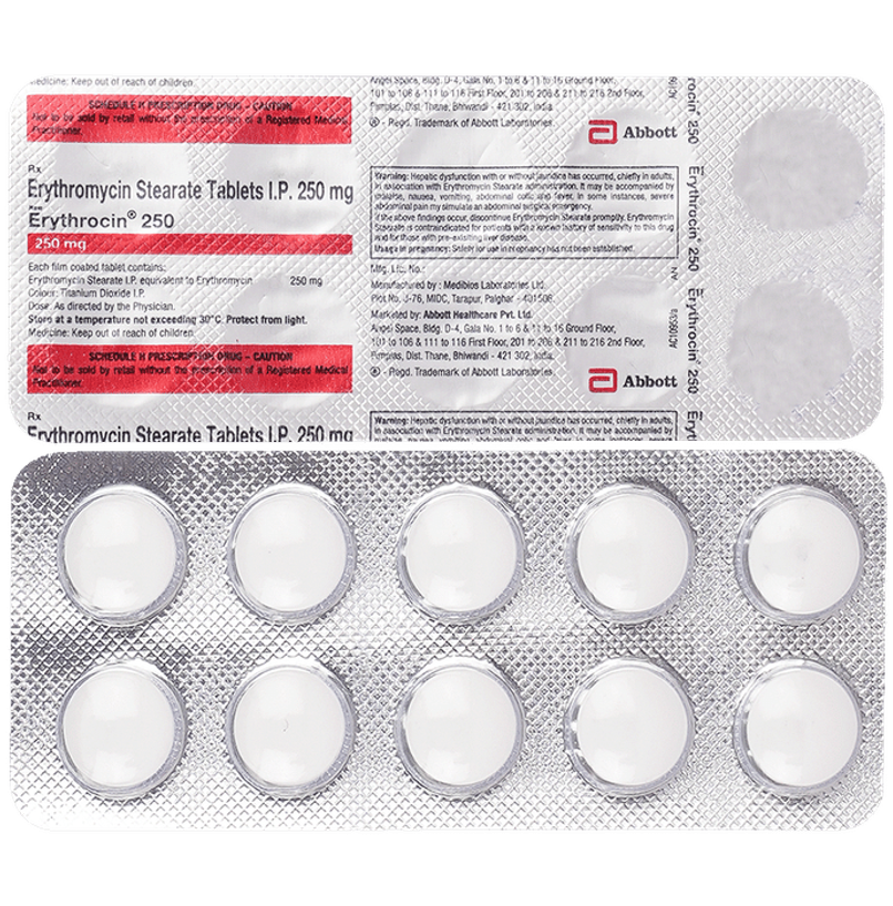 New Erythrocin 250 Tablet New Erythrocin 250 Tablet