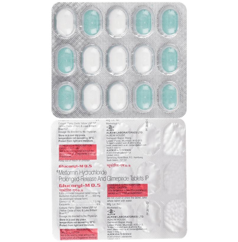 Glucoryl-M 0.5 Tablet PR