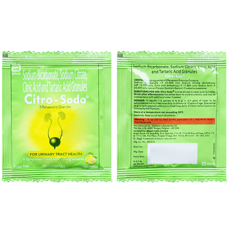 Citro-Soda Citrus Flavour Sugar Free Granule