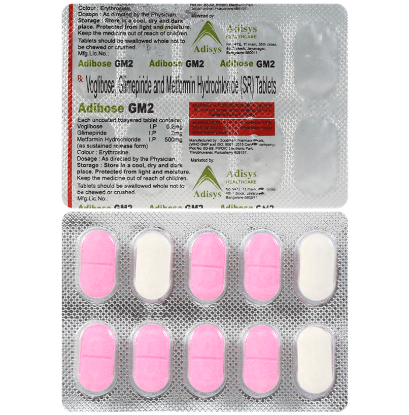Adibose GM2 Tablet SR Adibose GM2 Tablet SR