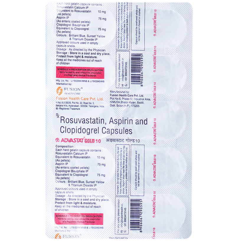 Advastat Gold 10  Capsule