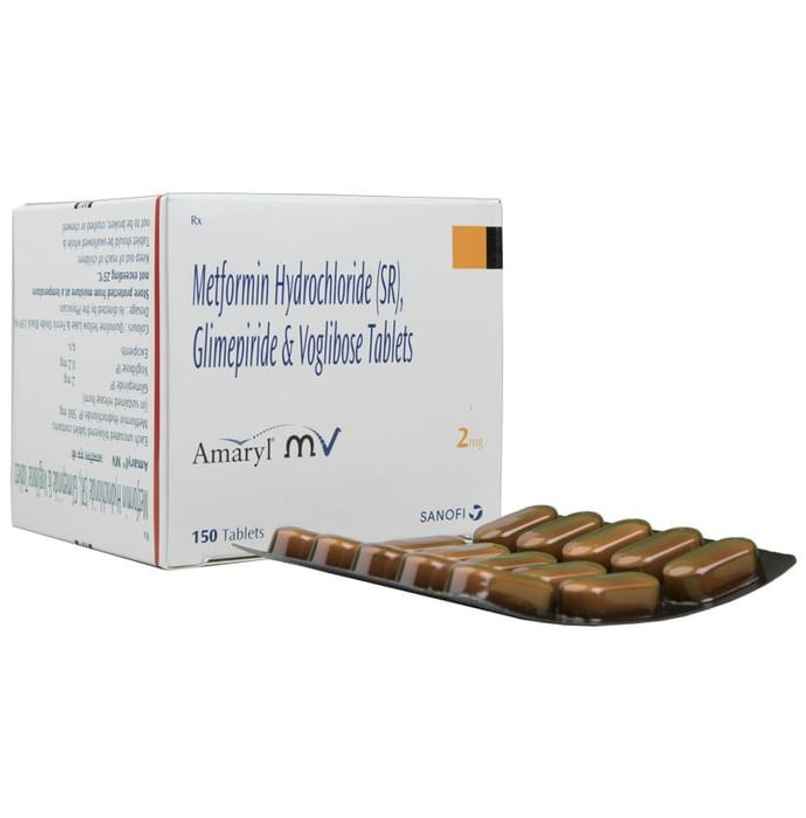 Amaryl MV 2mg Tablet SR
