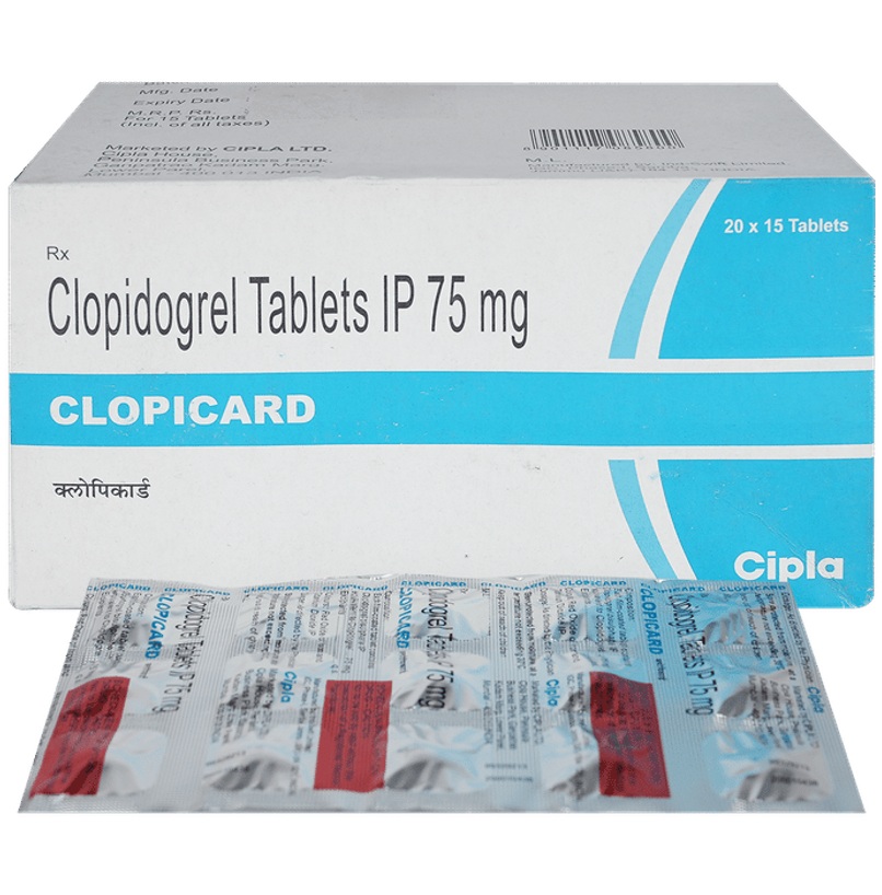 Clopicard 75mg Tablet Clopicard 75mg Tablet