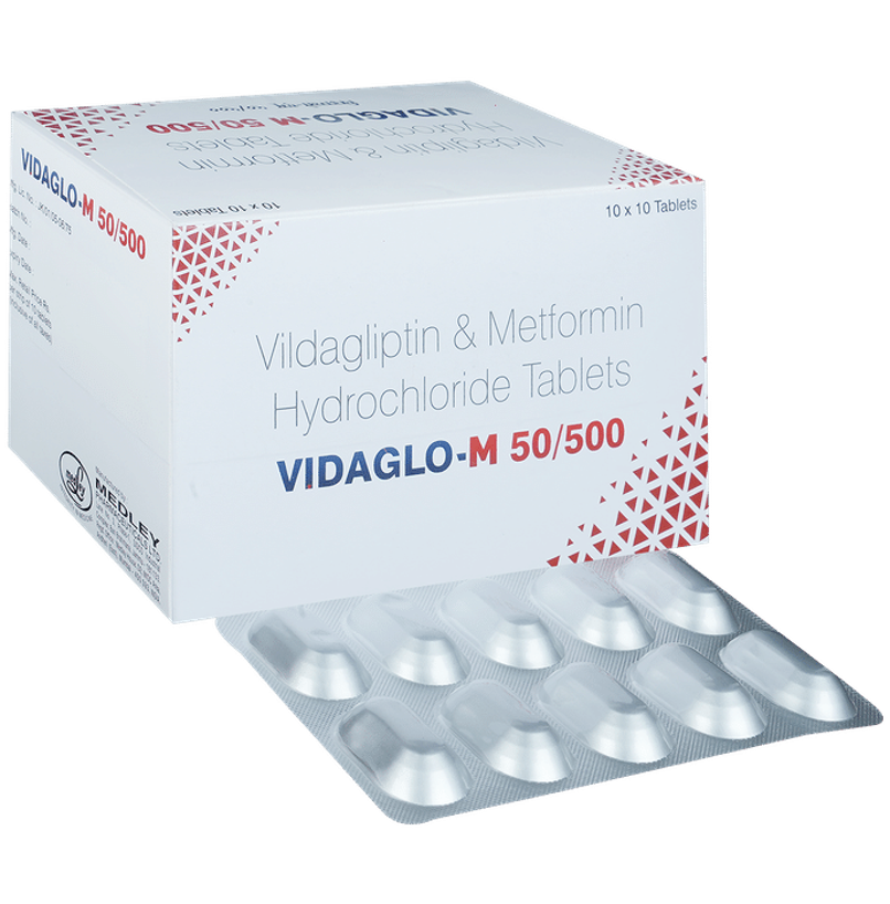 Vidaglo-M 50/500 Tablet