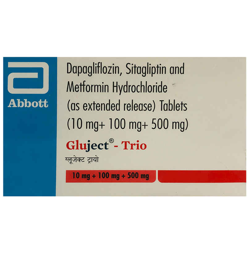 Gluject-Trio (10mg+100mg+500mg) Tablet ER Gluject-Trio (10mg+100mg+500mg) Tablet ER