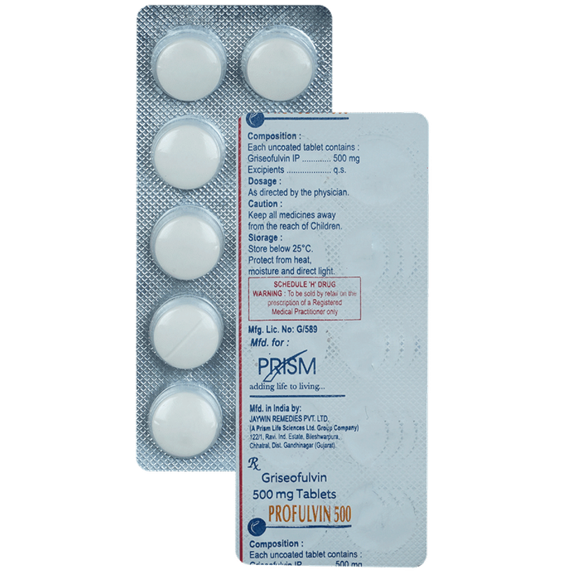 Profulvin 500 Tablet