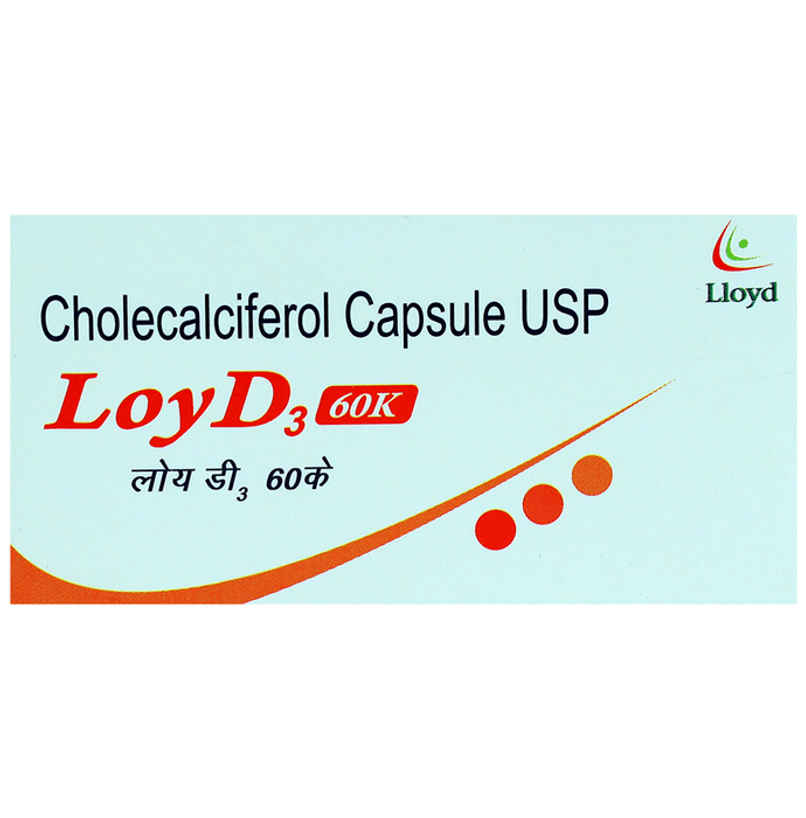 LoyD3 60K Vitamin D3 Capsule