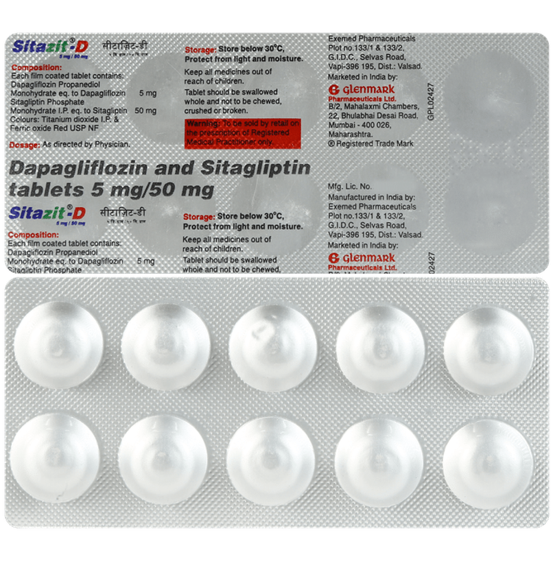 Sitazit-D 5mg/50mg Tablet