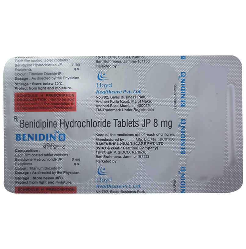 Benidin 8 Tablet