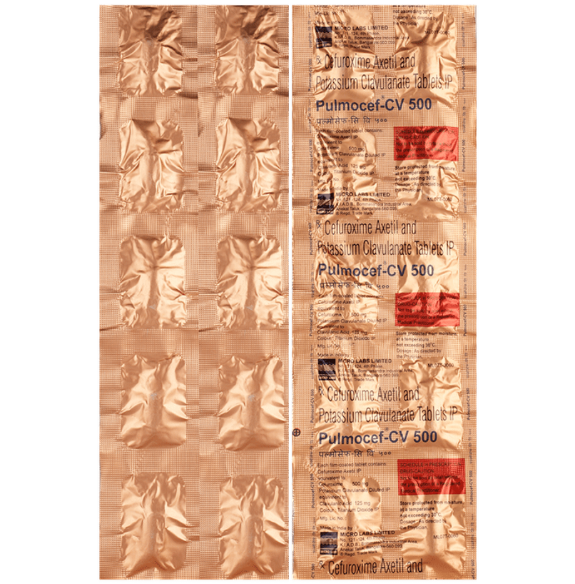 Pulmocef-CV 500 Tablet