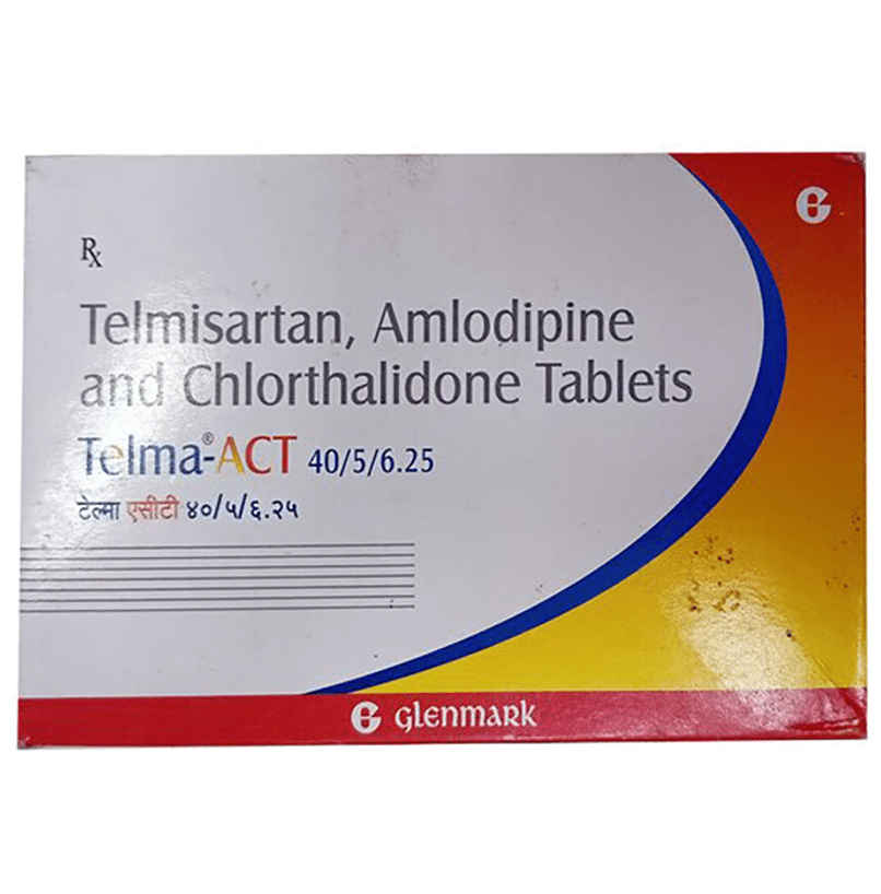 Telma-ACT 40/5/6.25 Tablet