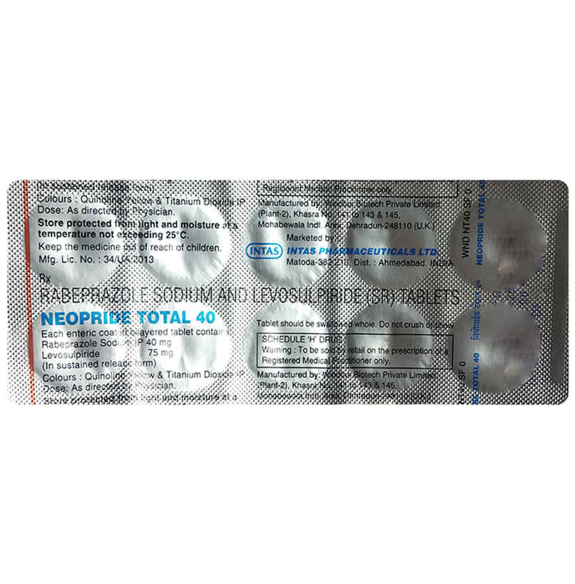 Neopride Total 40 Tablet SR