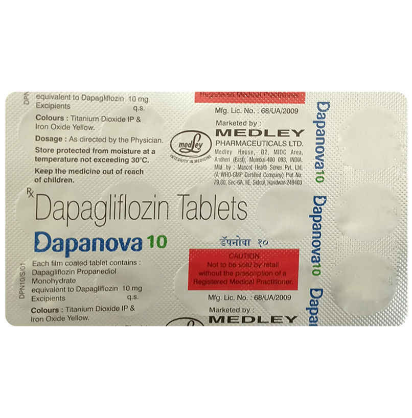 Dapanova 10 Tablet