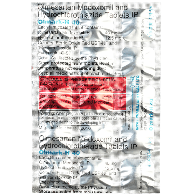 Olmark-H 40 Tablet