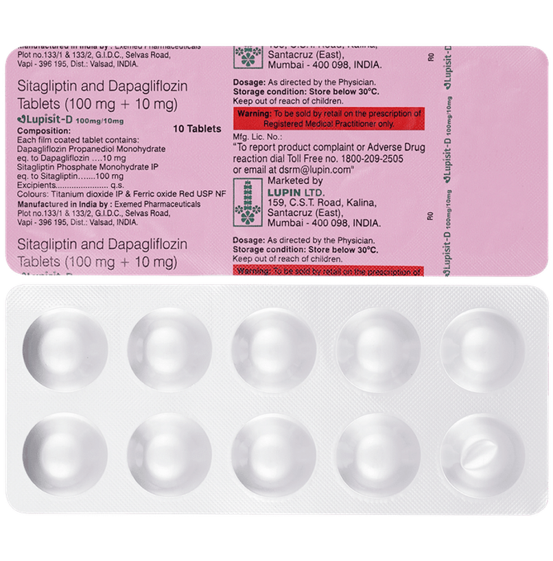Lupisit-D 100mg/10mg Tablet