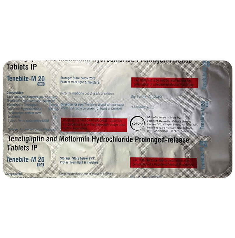 Tenebite-M 20/500 Tablet PR