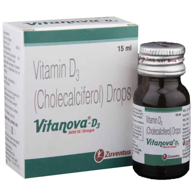 Vitanova-D3 800IU Vitamin D3 Drop
