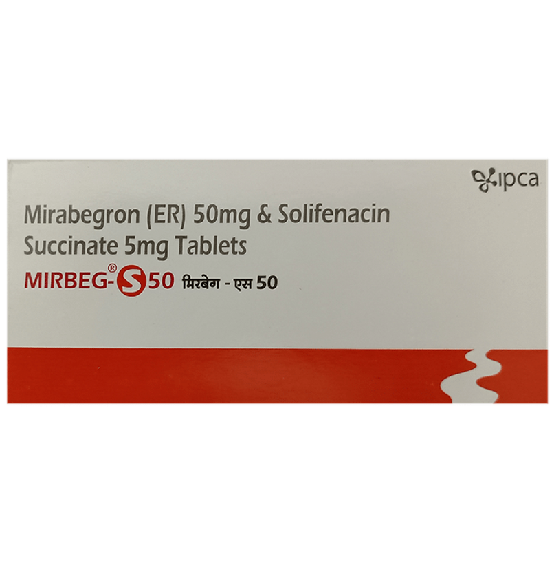 Mirbeg-S 50 Tablet ER Mirbeg-S 50 Tablet ER