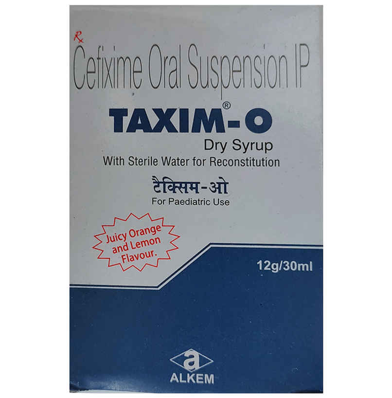 Taxim-O Juicy Orange and Lemon Flavour Dry Syrup