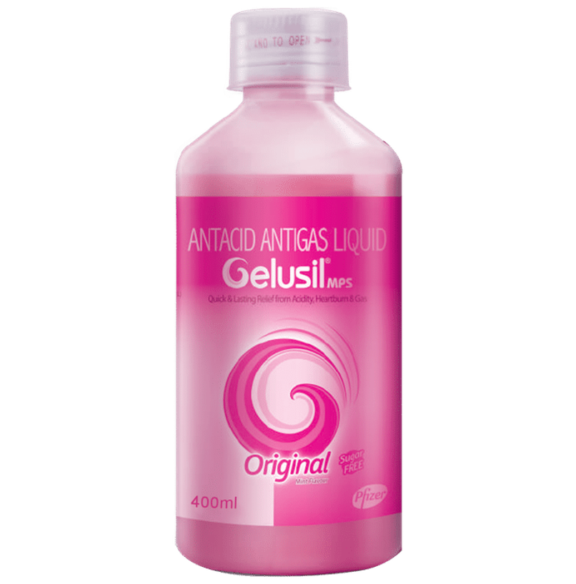 Gelusil MPS Original Mint Flavour Sugar Free Oral Liquid Gelusil MPS Original Mint Flavour Sugar Free Oral Liquid