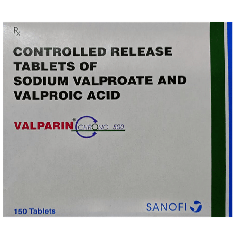 Valparin Chrono 500 Tablet CR Valparin Chrono 500 Tablet CR