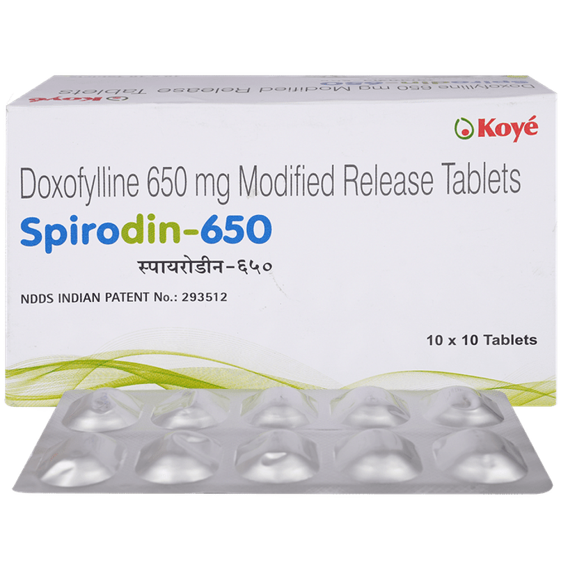 Spirodin-650 Tablet MR