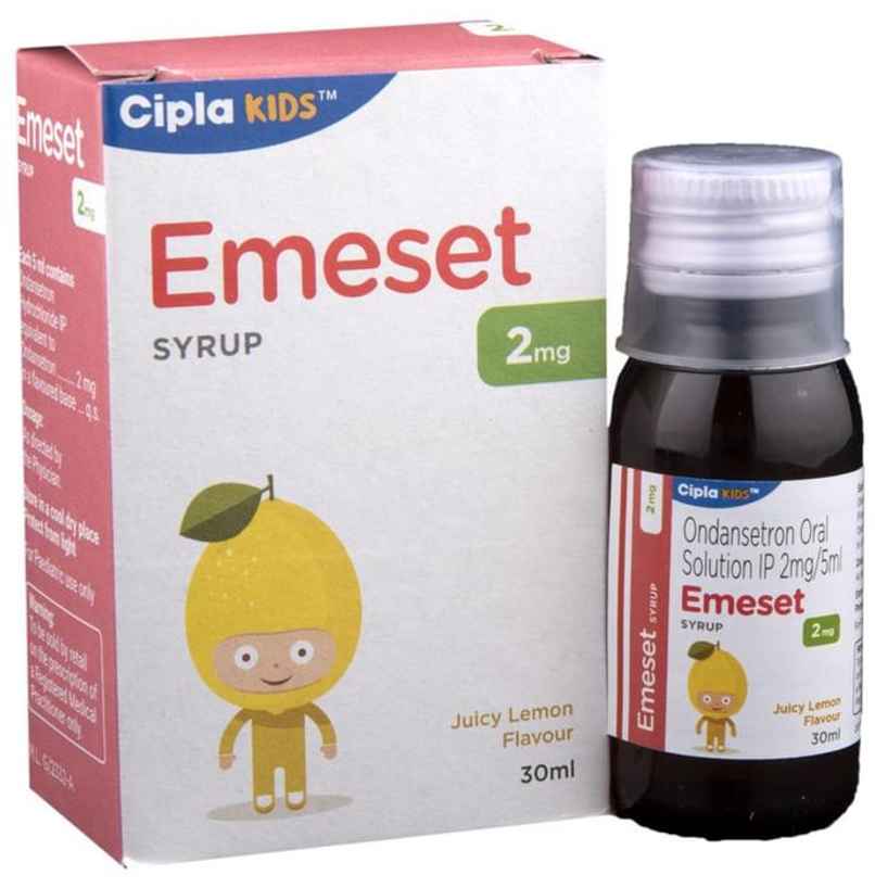 Emeset 2mg Juicy Lemon Flavour Syrup