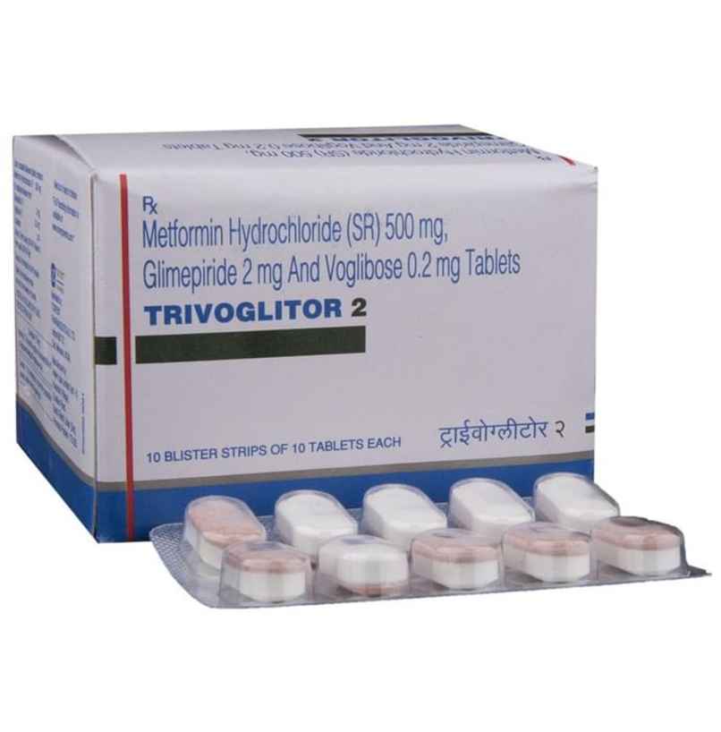Trivoglitor 2 Tablet SR Trivoglitor 2 Tablet SR