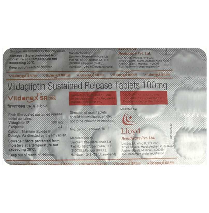Vildanex 100 Tablet SR Vildanex 100 Tablet SR
