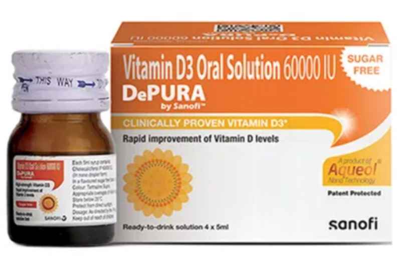 Depura 60000 IU Vitamin D3 Sugar Free Oral Solution