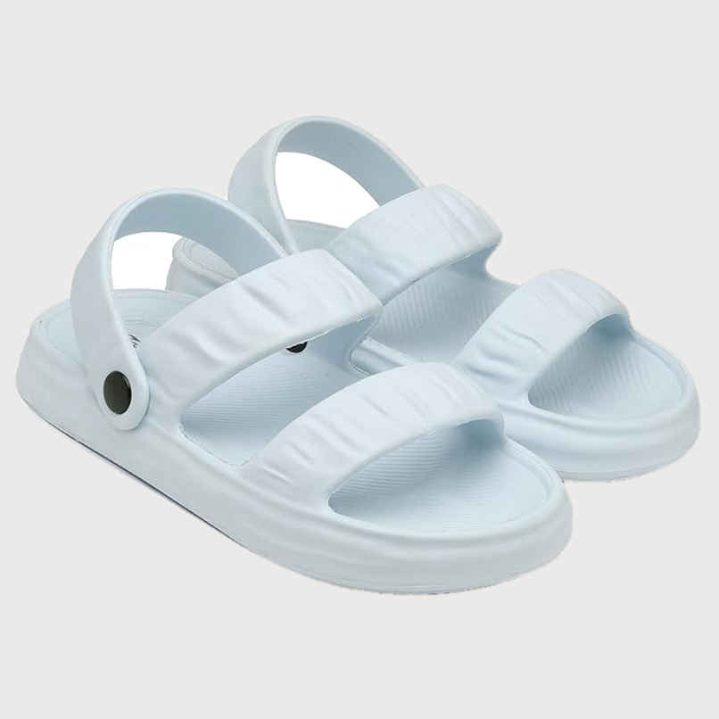 Asian Indigo-02 Women Clogs Sky Blue (Size-6)