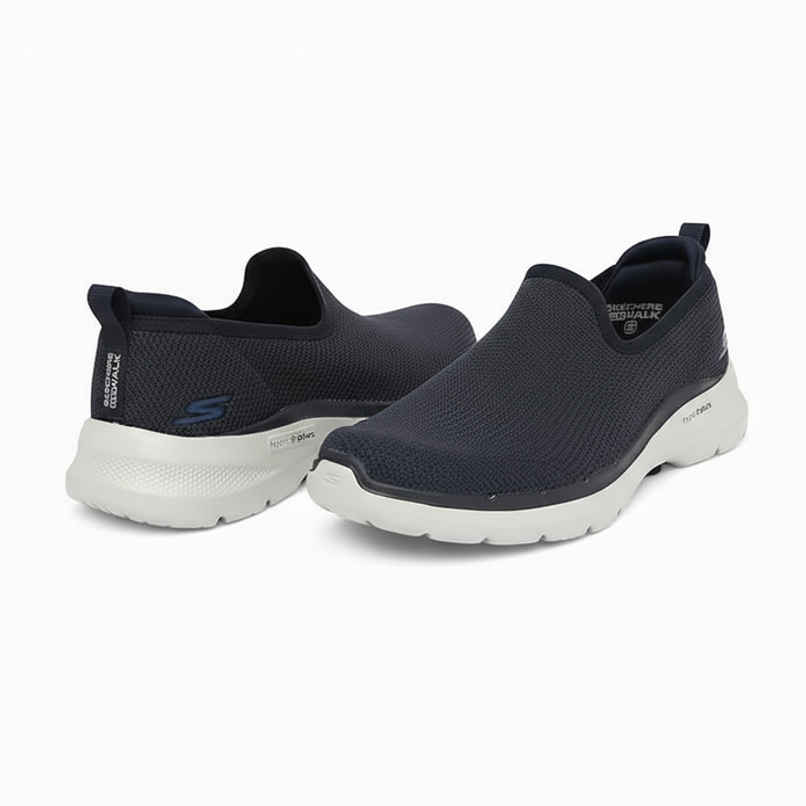 Skechers Mens Go Walk 6 - First Class Walking Shoe Blue Size (UK 10)