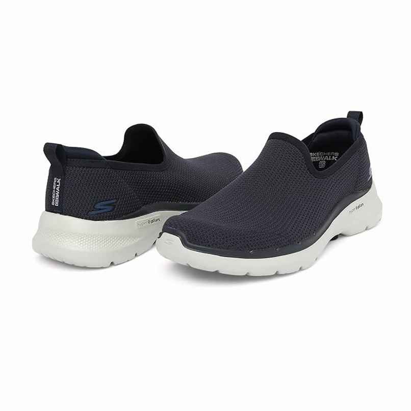Skechers Mens Go Walk 6 - First Class Walking Shoe Blue Size (UK 8)
