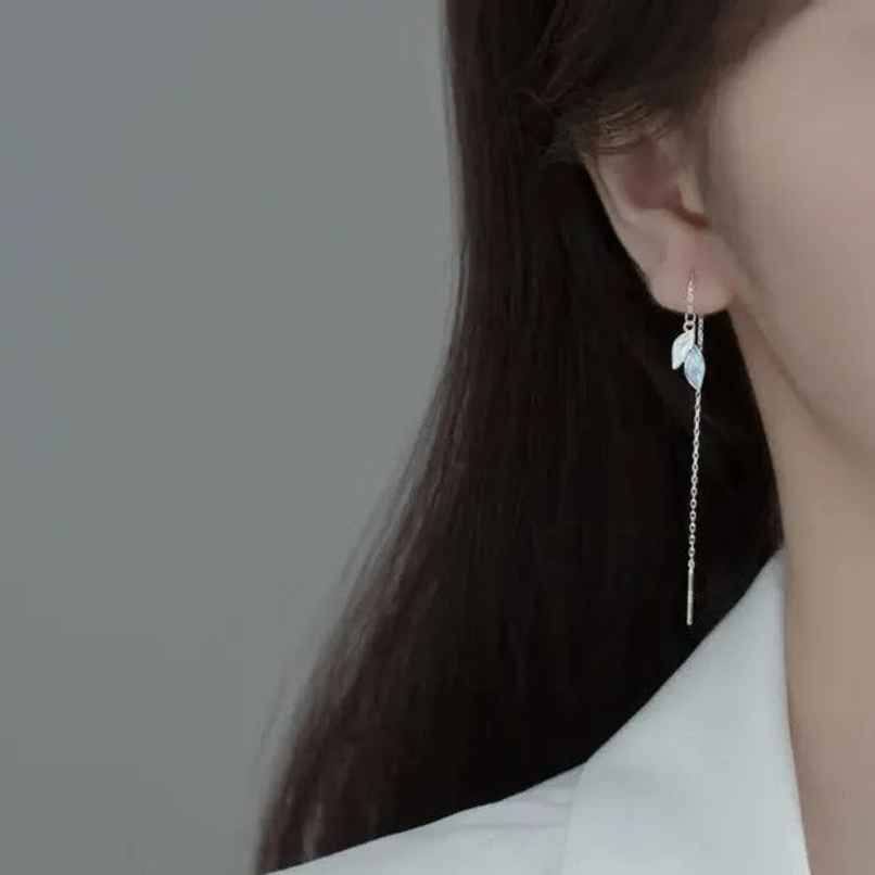 Estailo Fashion Give It A Whirl Long Chain Earrings for Women | Stylish Lightweight Statement Jewellery | E0001447
