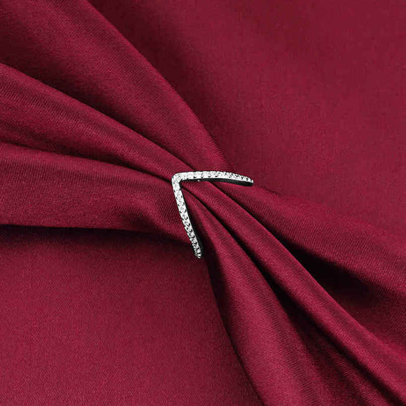 GIVA Silver Beautiful Vanki Ring | R0714