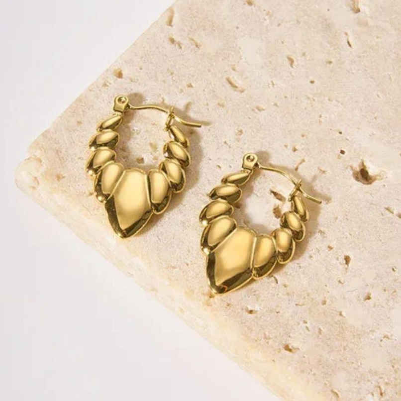 Estailo Fashion Women's Jewellery Earrings Gold One Size | E0001337