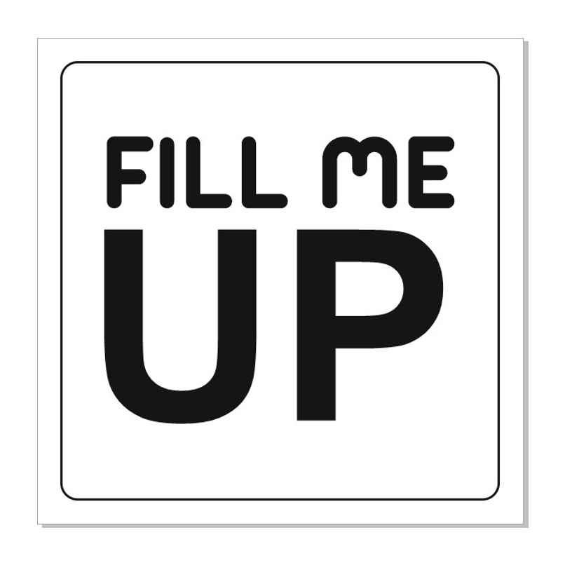Samsidhi Auto Fill Me Up Car Sticker