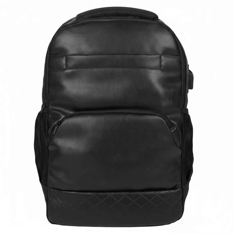 F Gear Unisex Solid Cotton Blend 27 L Laptop Backpack | Black