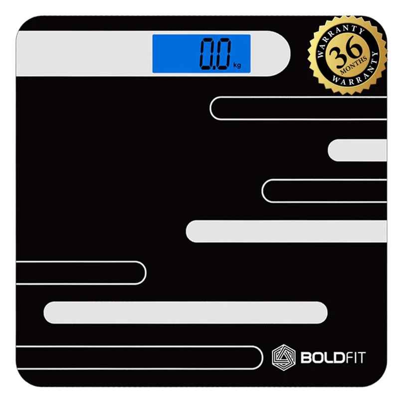 Boldfit Weight Machine For Body Weight Lcd Display Black Max Weight 180 Kgs Boldfit Weight Machine For Body Weight Lcd Display Black Max Weight 180 Kgs