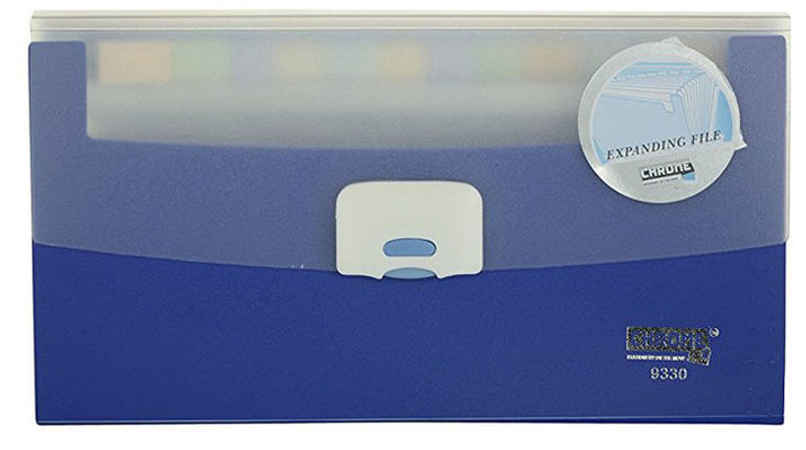 Chrome Plastic Cheque Book Expanding File (Cheque Size - Small) Chrome Plastic Cheque Book Expanding File (Cheque Size - Small)
