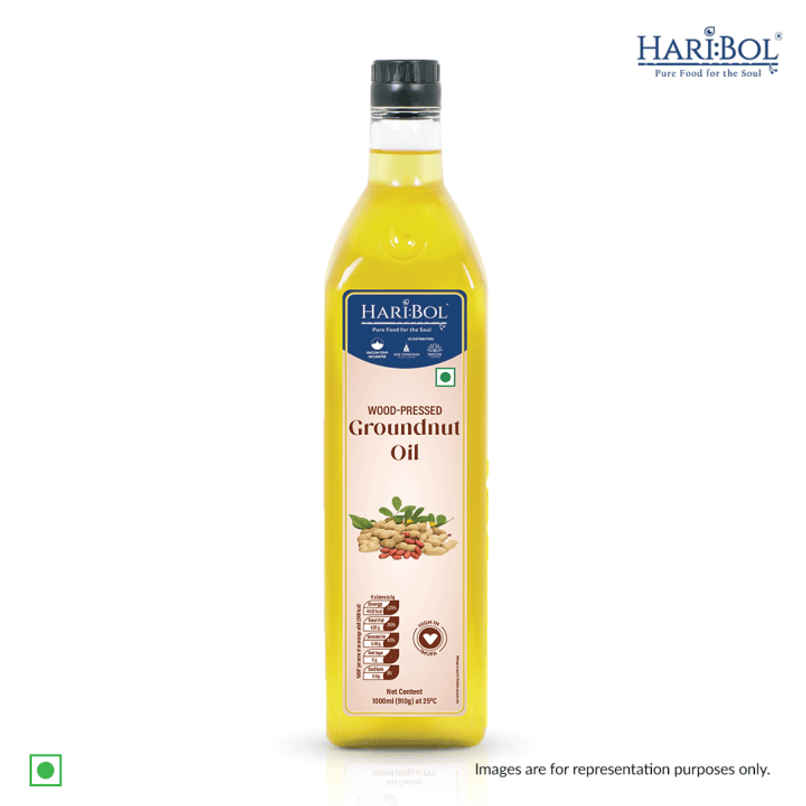 Haribol Groundnut (Peanut) Wood Pressed Oil | Healthy Cooking Oil