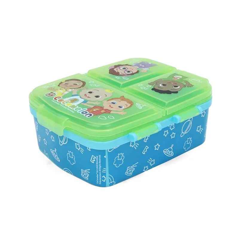 Striders Multi Compartment Rectangular Sandwich Box Cocomelon | XL Striders Multi Compartment Rectangular Sandwich Box Cocomelon | XL