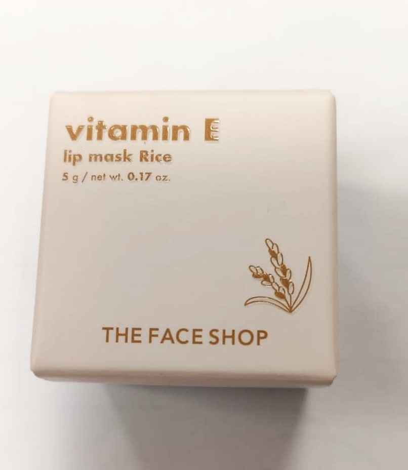Tha Face Shop Vit E Lip Balm Mask | Korean Rice, Shea Butter & Amino Acids For Soft, Hydrated Lips Tha Face Shop Vit E Lip Balm Mask | Korean Rice, Shea Butter & Amino Acids For Soft, Hydrated Lips