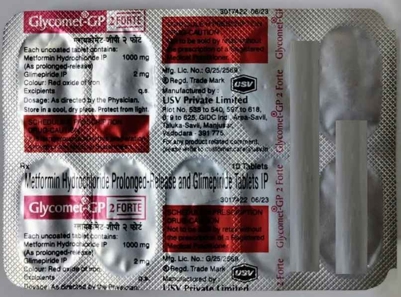 Glycomet-GP 2 Forte Tablet PR