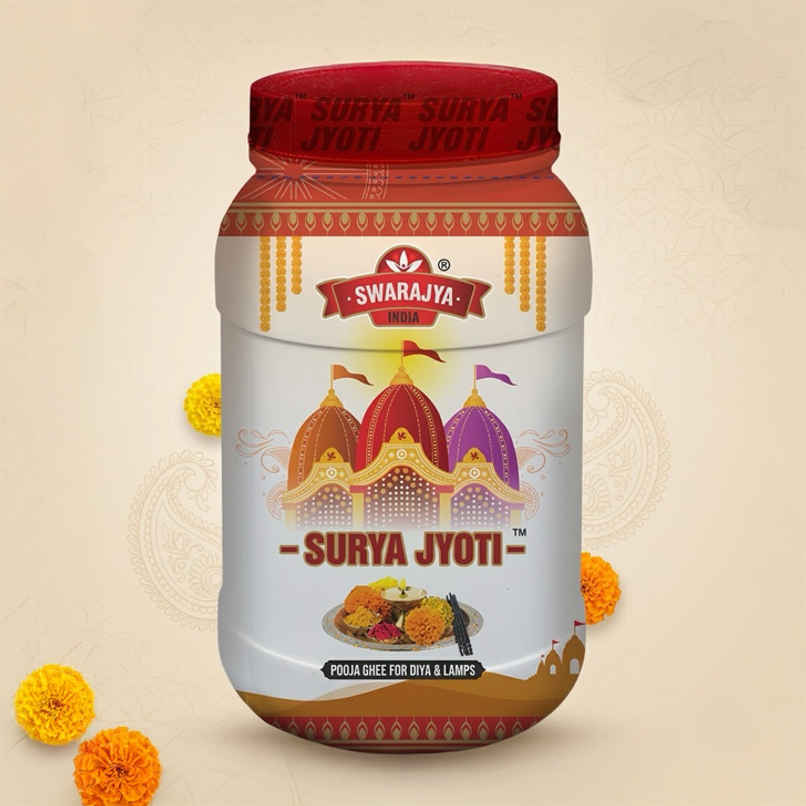 Pooja Ghee For Diya & Lamps | Long Lasting | Swarajya India