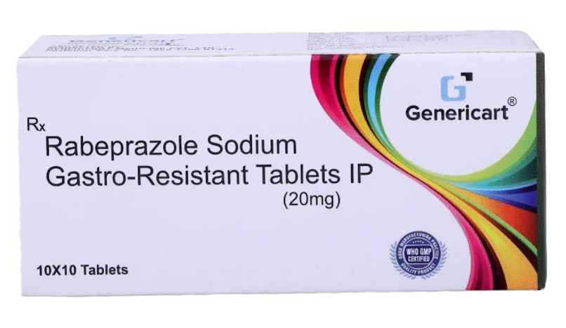 Genericart Rabeprazole Sodium 20mg Tablet Genericart Rabeprazole Sodium 20mg Tablet