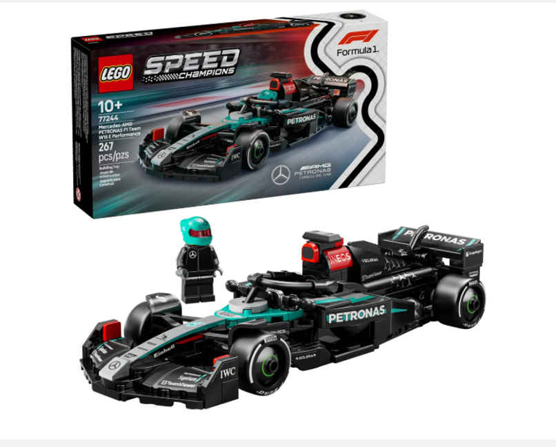 LEGO Speed Champions Mercedes AMG F1 W15 Race Car Toy Vehicle 77244 Building Blocks Toys